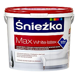 Краска Sniezka Max White Latex белая 5 л