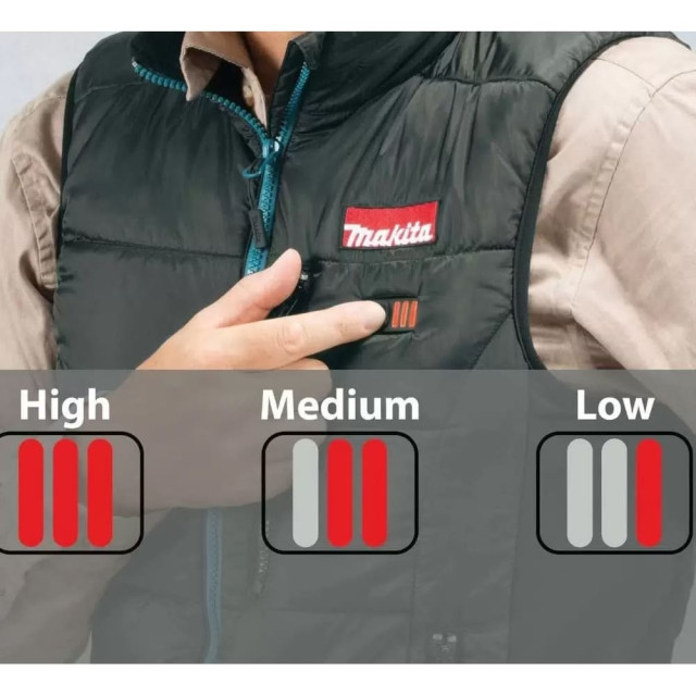Жилет с подогревом Makita CV101DZM размер M