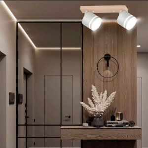 Светильник Айтин-Про X4504/2 белый/дерево