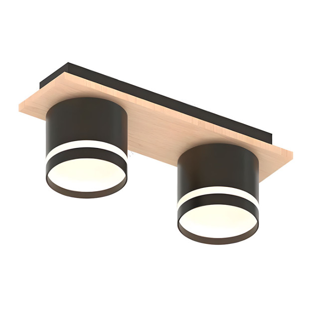 Светильник Айтин-Про X4516/2 черный/дерево