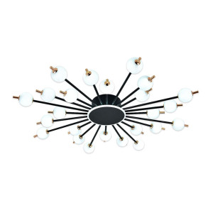 Светильник Айтин-Про Н77117/24+1Т 264Вт черный/золото