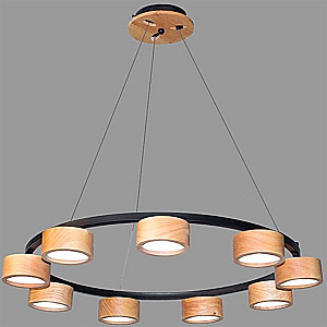 Светильник Айтин-Про N6835/9 черный/дерево