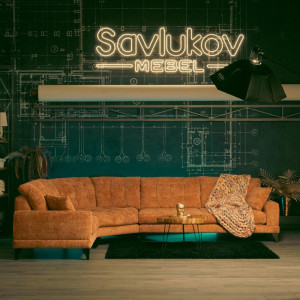 Диван Savlukov Dolce Simva Fiori Hosta 2.40*1.06 м