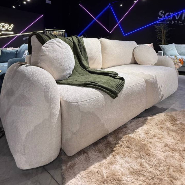 Диван Savlukov Tuscan Белкрафт Safari 02 Cream 2.63*1.23 м