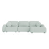 Диван угловой Savlukov Tuscan Belkraft Laura 08 Mint 3.65*1.85 м