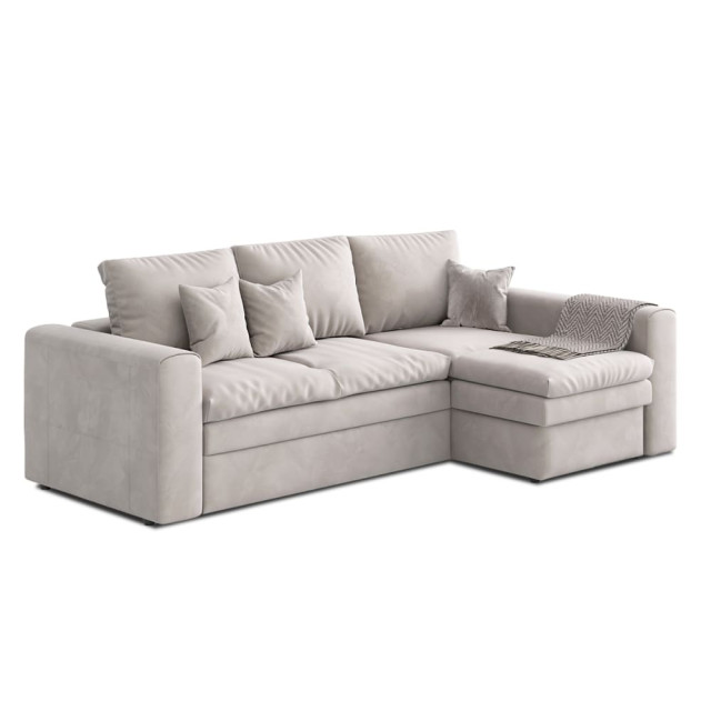 Диван угловой Savlukov Чикаго Belkraft Piano 16 Light Grey 2.80*2.06 м