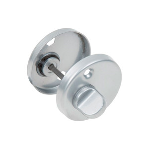 Накладка дверная на цилиндр Jania WC серебро