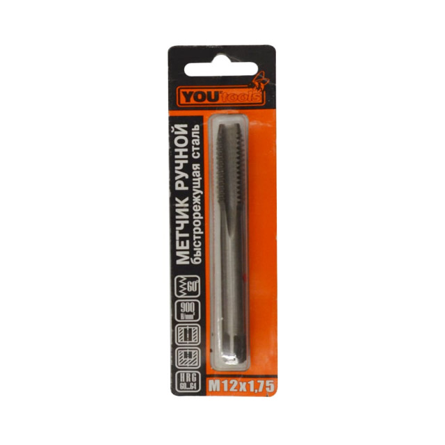 Метчик ручной Yourtools М12*1.75