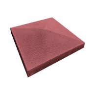 Крышки накрывочные бетонные 4-х скатные красный 65*390*390 мм