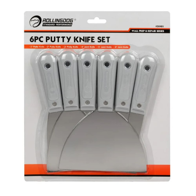 Набор шпателей Rollingdog Standard 50481 25-152 мм 6 шт