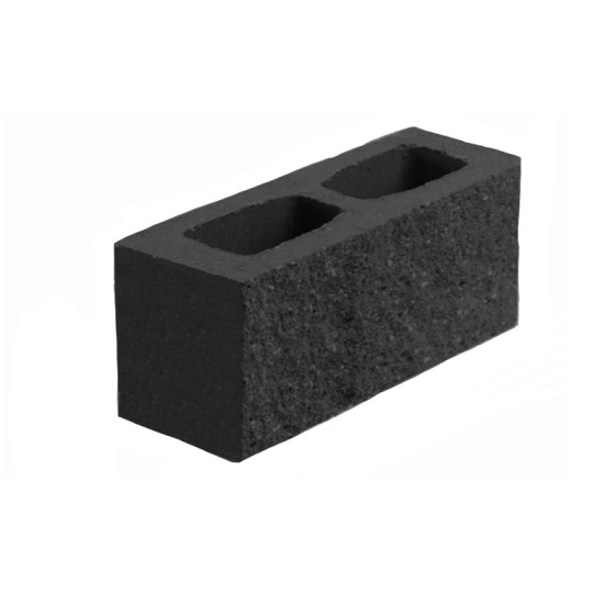 Камень бетонный столбовой лицевой 1КБСЛ-ЦП-8-2к п13 черный 5%