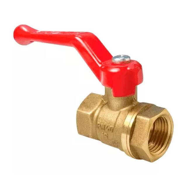 Кран шаровой Valfex 214.LR1.100 латунь11Б27фт1М ВР/ВР рычаг Ду25 Ру40 полнопроходной 1