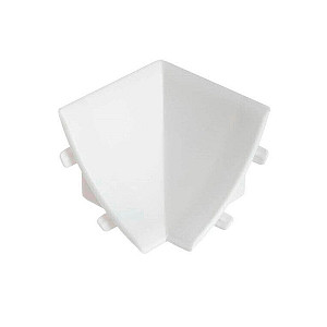 Угол внутренний к плинтусу для столешницы Ideal 001 белый