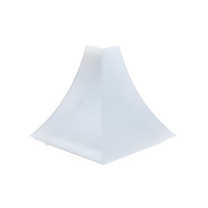 Угол наружный к плинтусу для столешницы Ideal 001 белый