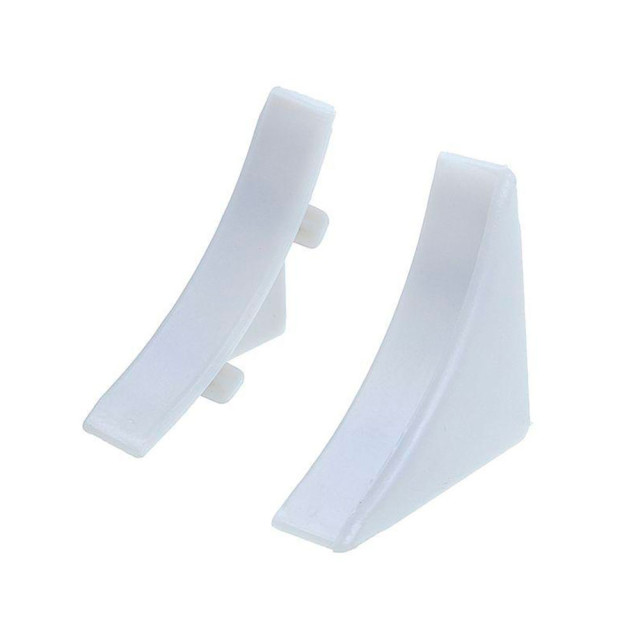 Торцевые к плинтусу для столешницы Ideal 001 белый