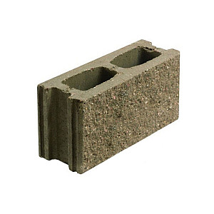 Камень бетонный обычный лицевой Бессер-Бел 1КБОЛ-ЦП-8-к п10 желтый 3.5%