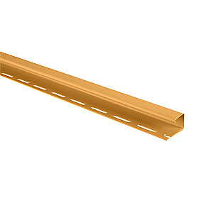 J-trim планка Альта-Профиль Канада Плюс Т-15-3 золотистая