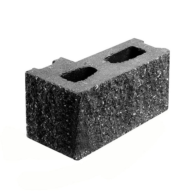 Камень бетонный угловой лицевой Бессер-Бел 1КБУЛ-ЦП-9-2к п15 черный