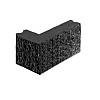 Камень бетонный угловой лицевой Бессер-Бел 1КБУЛ-ЦС-12-2к п20 черный 5%