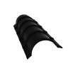 Планка конька полукруглого Drap 0.45 RAL9005