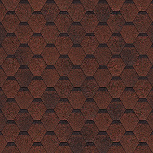 Гибкая черепица ТехноНиколь Финская Соната красный