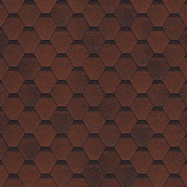 Гибкая черепица ТехноНиколь Финская Соната красный