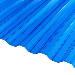 Поликарбонат профилированный монолитный Сэлмакс Greca 0.8*1150*2000 мм синий