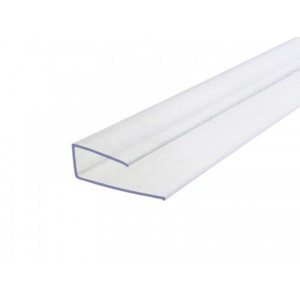 Профиль торцевой Сэлмакс 6 мм прозрачный 2.1 м