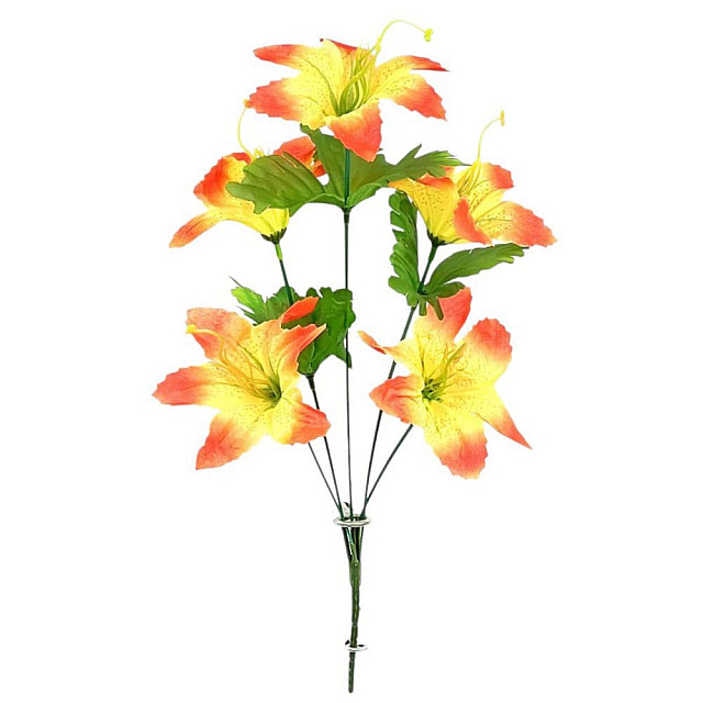 Букет лилий тигровых БС015-1о 5 голов 42 см