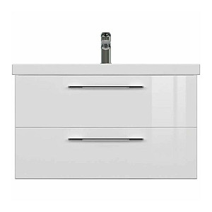 Тумба подвесная Cersanit Lara 80 с раковиной Como 80