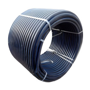 Труба напорная питьевая Полипластик 00027069 ПЭ100 SDR11 110*10 мм с полосой