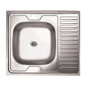 Мойка кухонная КромРус EC-209Mлев чаша левая 60*60 мм