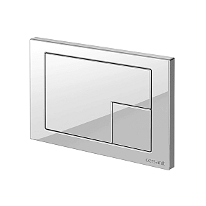 Кнопка Cersanit Corner 64077 для инсталяции белая