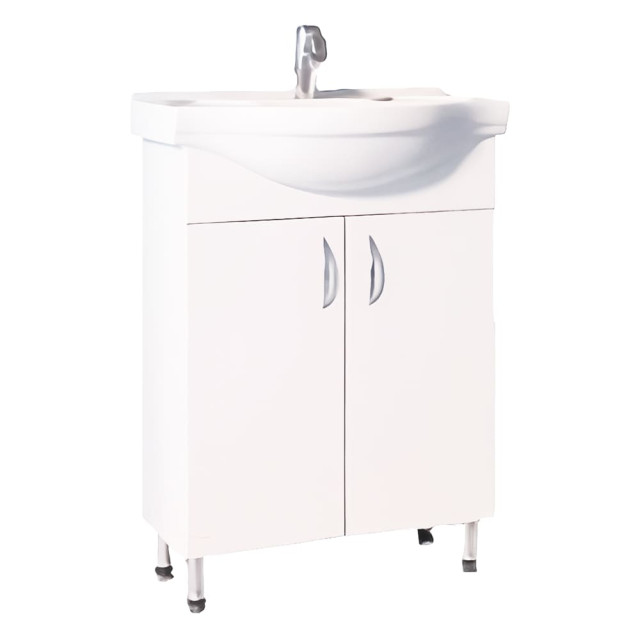 Тумба напольная Idea Нова Рио 60 с умывальником Santek Байкал-60