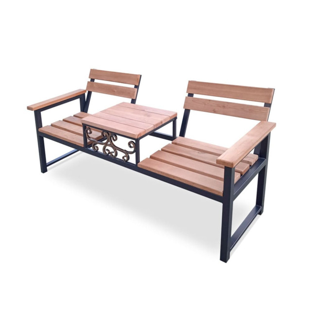 Лавка СтальСнабДизайн Тет-а-тет