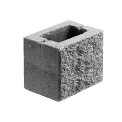 Камень бетонный доборный лицевой 1КБДЛ-ЦП-11к п16 черный