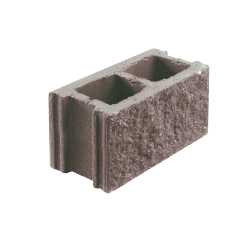 Камень бетонный обычный лицевой 1КБОЛ-ЦП-1-к п 4 красный 2%