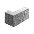 Камень бетонный угловой лицевой 1КБУЛ-ЦС-12-2к п 20 серый