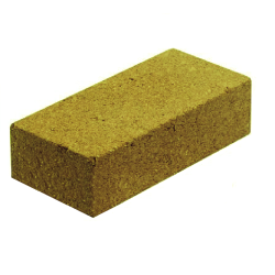 Камень бетонный накрывочный 1КБОР-ЦС-2 п 33 желтый 3.5%