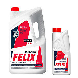 Антифриз Felix Carbox G12+ красный 5 кг+1 кг