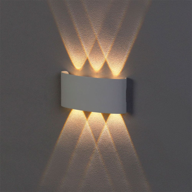 Светильник Полусфера FSD-003 фасадный 6Вт 3000К 3 луча IP65 220 В металл белый