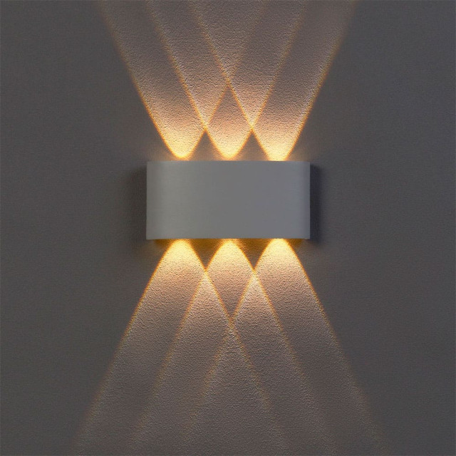 Светильник Полусфера FSD-003 фасадный 6Вт 3000К 3 луча IP65 220 В металл белый