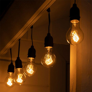 Гирлянда Luazon Lighting Белт Лайт Ретро Spec темная нить 10 м