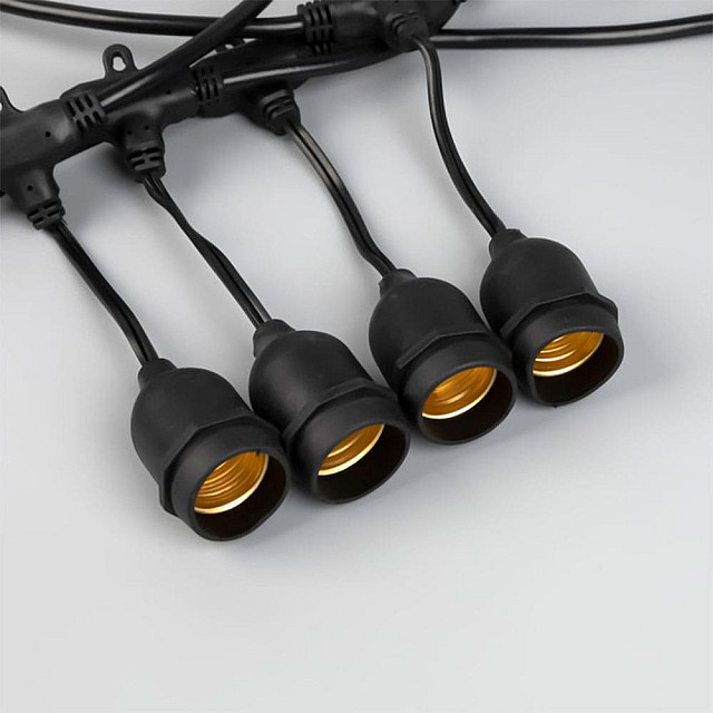 Гирлянда Luazon Lighting Белт Лайт Ретро Spec темная нить 10 м Гирлянда Luazon Lighting Белт Лайт Ретро Spec темная нить 10 м