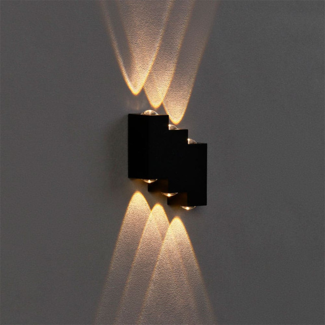 Светильник Луч FSD-011 фасадный 6 Вт 3000К 3 луча IP65 220 В металл черный