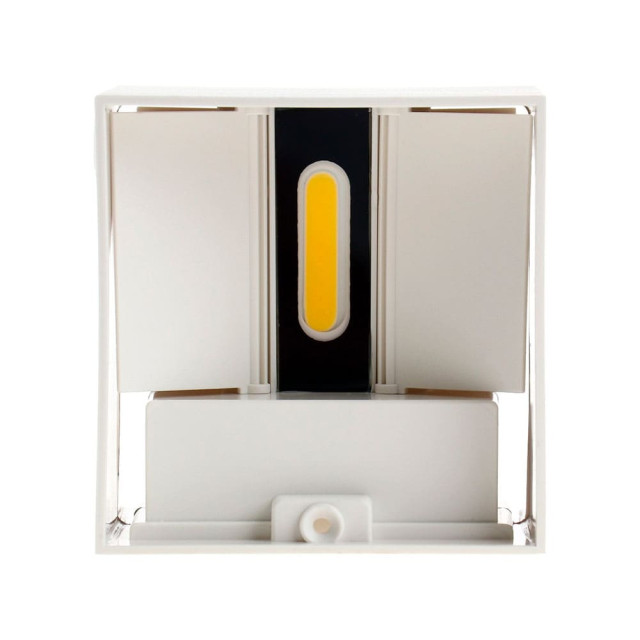 Светильник Куб FSD-063 фасадный 6 Вт 3000К регулирующий луч IP65 220 В пластик белый