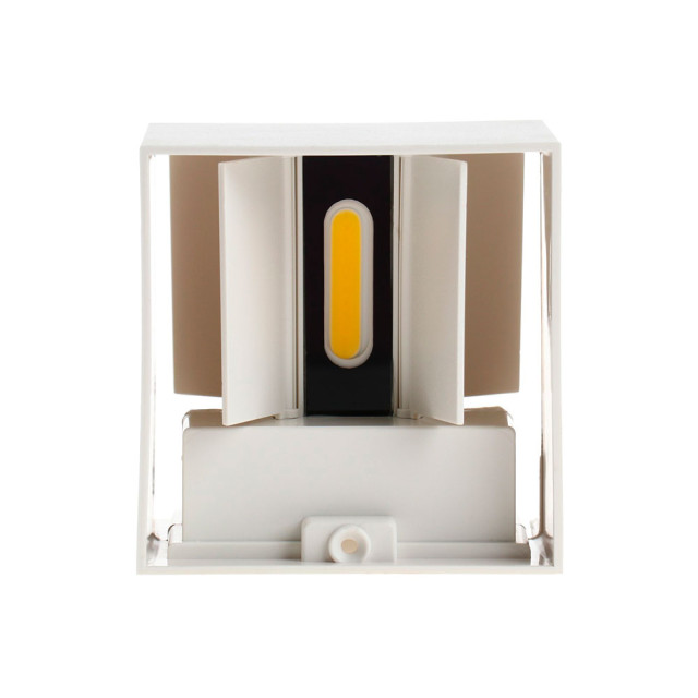 Светильник Куб FSD-063 фасадный 6 Вт 3000К регулирующий луч IP65 220 В пластик белый