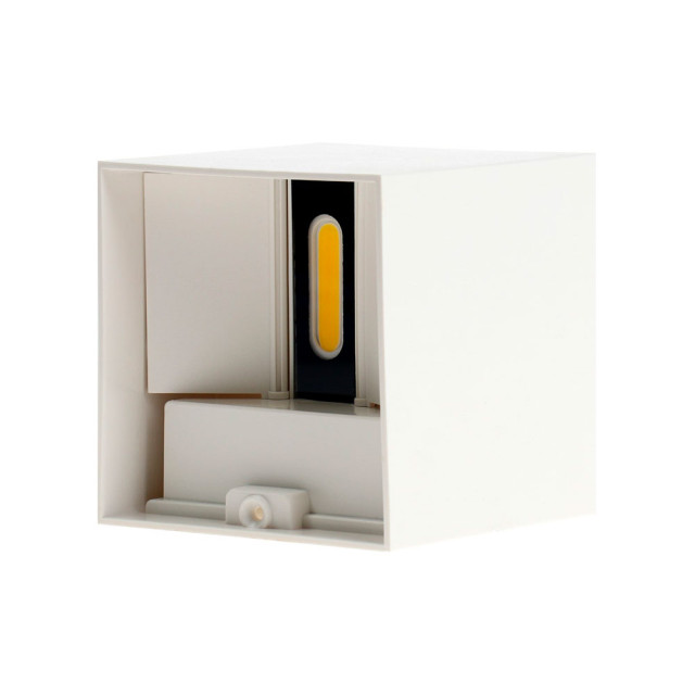 Светильник Куб FSD-063 фасадный 6 Вт 3000К регулирующий луч IP65 220 В пластик белый