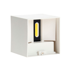 Светильник Куб FSD-062 фасадный 6 Вт 4000К регулирующий луч IP65 220 В пластик белый