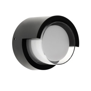 Светильник Сити FSD-049 фасадный 5 Вт 4000К круг IP65 220 В пластик черный